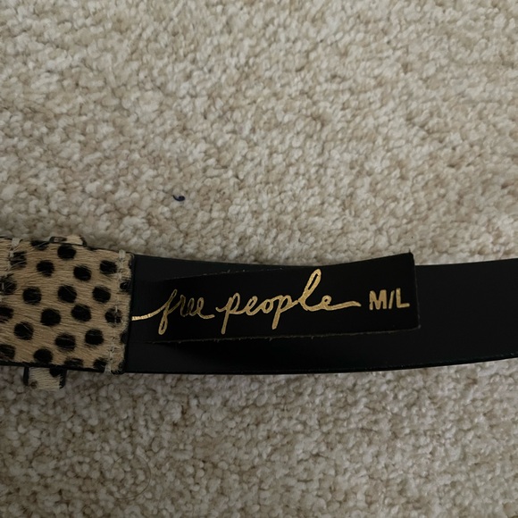 Free People Leopard Print Belt - Picture 4 of 4